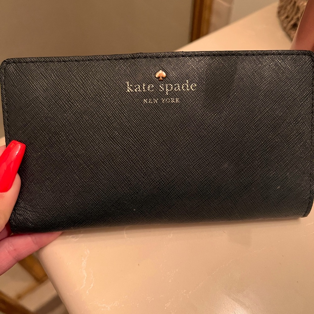 Kate spade black wallet